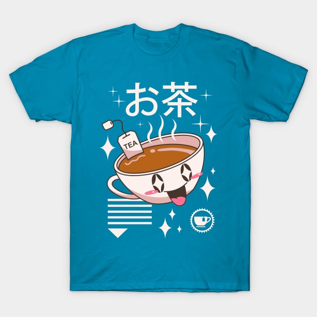 Kawaii Tea T-Shirt by Vincent Trinidad Art